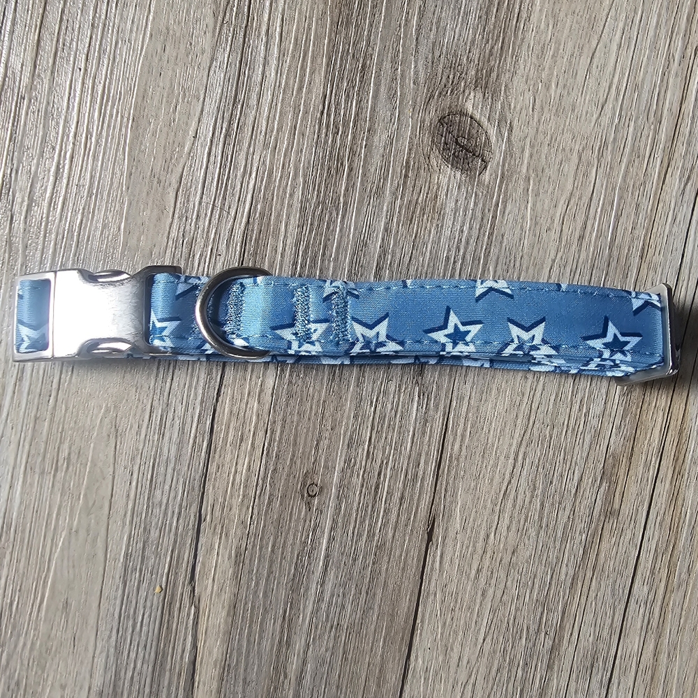 TOP PAW BLUE STARS COLLAR - MEDIUM